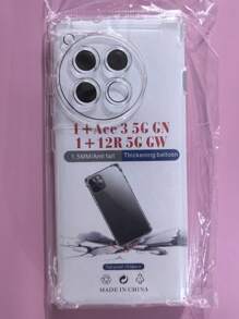 Transparent Four-Corner Anti-Fall Protective Case, Applicable For OPPO/OnePlus Series Smartphones, Transparent Four-Corner Anti-Fall Phone Case, Phone Case, Phone Protective Cover, Phone Shell, Phone Cover, Anti-Drop Phone Case, Transparent Phone Case, Minimalist Phone Case, Solid Color Phone Case, Transparent Phone Case, TPU Anti-Fall Phone Case (Military-Grade Anti-Drop)