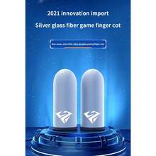 YQQ 1 Pair Gaming Finger Sleeves AntiSweat For Mobile Game Controllers Breathable Thumb Finger Cots For LXY2179 - 如圖 - 查看 3