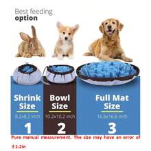 1 szt. mata węchowa dla zwierząt, zabawka do żerowania dla psów i kotów w pomieszczeniach, mata antystresowa i zabawka-puzzle, miska spowalniająca jedzenie 2 w 1 dla kotów i psów, zabawka wzbogacająca dla zwierząt