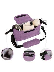 1pc Multi-Functional Baby Stroller Organizer Hanging Bag, Meets Various Storage Needs For Baby's Short-Distance Travel - Multicolor - View 6