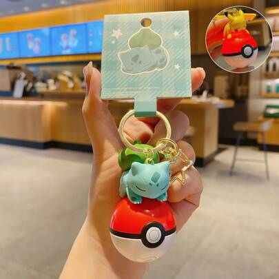 Glow Charm-Officially Licensed Light-Up Accessory Featuring & Eevee. Materials With Smooth Edges, Perfect For Adding Playful Light To Bags Or Nighttime Activities.