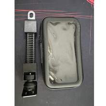 1pc Motorcycle Phone Holder, ABS Waterproof Shockproof Holder Bag With Touch Screen, 360° Rotatable Handle Grip, Outdoor Cycling Accessory, Universal Fit - Multicolor - View 11