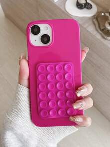 2 件/套：1 个纯紫红色手机壳 + 1 个双面吸盘手机支架，1 个简约全覆盖紫红色手机壳，带紫红色吸盘，强力粘合吸盘手机支架，适用于多种场景，手机保护壳，兼容 和 Galaxy，兼容 13， 13 保护壳，兼容 ，Galaxy 手机壳，保护套，兼容 保护壳，兼容 16 Pro Max - 玫紅色 - 查看 4