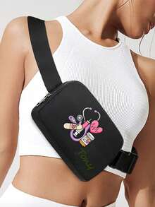 Borsetă unisex. Personalizabilă cu un design simplu, casual, versatil și elegant. Perfectă pentru utilizare zilnică, la serviciu, plajă sau vacanță. Această geantă crossbody personalizată poate fi personalizată cu numele, inițialele, numerele norocoase și multe altele - perfectă pentru ieșiri, călătorii, vacanțe sau școală.