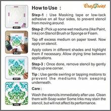 Background Pattern Stencils For Painting On Canvas Home Decor Wall Art Scrapbooking And Journal Notebook Digital Data Stencils 4X8 Inches Pixel Stencil For Wall Decor And Scrapbooking