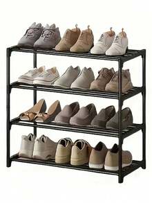 1 Stück mehrstöckiges Schuhgestell, Schuhorganizer unter dem Bett, platzsparendes Schuhaufbewahrungsgestell, hält 2 Paar große Schuhe oder 3 Paar kleine Schuhe, geeignet für Eingangsbereich, Schlafzimmer, Flur, Garage