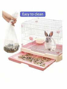 50pcs Disposable Plastic Bottom Film Covers For Pet/Toilet Pads, Bird/Rabbit Cages, Cat Litter Bags, And Dog Toilet Pee Pads, Cleaning Mats