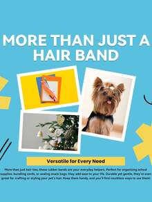 500/1500/3000pcs Transparent Elastic Hair Ties, Suitable For Little Girls, Good Elasticity, Durable. Hair Ties With Rubber Bands, Designed For Girls. - White - View 7
