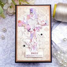 New Butterfly, Sunflower, Heart, Floral Cross Metal Cutting Molds, Suitable For Background Decoration, Greeting Cards, Scrapbook DIY Production, Handmade Creation