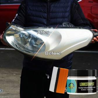 JB-XPCS Koplamprestauratie Polijst Restauratiepasta 30g/100g Koplamp Krasverwijderaar Reparatie Reinigingspasta Verwijder Oxidatie Reiniging