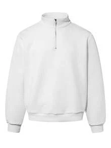 Men's Old Money Textured Jacquard Casual Sports Sweatshirt , Fall