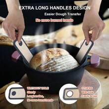 0.5-1 Pc Reusable Silicone Baking Mat, Non-Stick Oven Liner,Bread Baking Tool, Heat Resistant Kitchen Baking Accessories - Brown - View 5