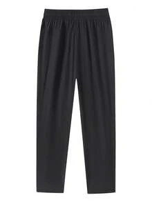 Women's Lightweight Breathable Quick Dry Stretchy Workout Pants With Zipper Pockets - High Waisted Athletic Trousers For Yoga, Gym And Running - Black - View 4