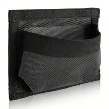 Boat Self-Adhesive Storage Mesh Bag, Marine Organizer For Tools & Boat Accessories, Waterproof Strong Adhesive Backing, Easy To Install & Remove, Keep Your Boat Tidy And Items Secure