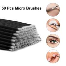 Beginner's Easy Set [215-Piece Set] Eyelash Extension Product Set, Suitable For Beginners To Use. USB Air Conditioner Blower, 2 Eyelash Tweezers, 100 Eyelash Cotton Swabs, 50 Eyelash Brushes, 100 Ring Cups, 2 Tapes, 10 Eye Pads - màu đen - Xem 4