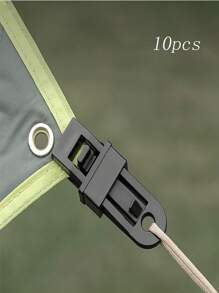 10 paquete de Clips universales resistentes y impermeables para lonas, material PP multiusos con boca de caimán para cubiertas de piscina, toldos, campamento al aire libre, cubiertas de automóviles, Lvxing