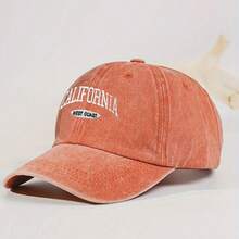 1pc Unisex Solid Color Outdoor Casual Fashion Adjustable Vintage Washed Baseball Cap/Sun Hat, Suitable For Daily Outings, Hiking, Vacation - A - View 4