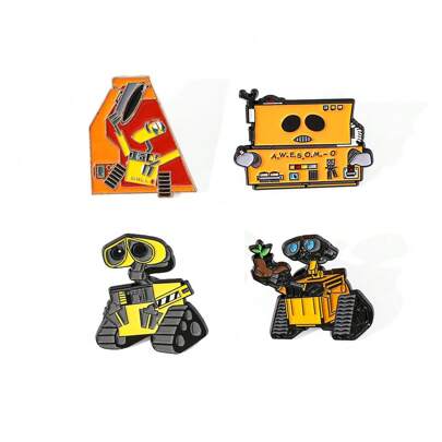 1/4 Pcs Cartoon Anime Brooch Creativity Enamel Pin Metal Badge Jewelry Backpack Clothing Accessories Festive Gift Office Accessories Shirts Jacket Halloween Autumn-Winter Accessories,Suitable For Teens, Youth,Men,Casual, Outdoor, Athletic, Vacation, Graduation Gifts, Birthday, Daily Wear Clothes Pin Funny Cute Teacher Gifts Halloween Accessories Teachers Day Christmas