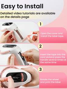 Phomemo E975 Embossed Label Maker, Vintage Embossed Portable Label Printer, Mini Embossed Label Maker (Includes 3 Rolls/6 Rolls Label Tapes), Suitable For Home, Office, Crafts And DIY, Gift Labels, 3D Label Maker (Clear And Readable Text), Mini Portable Label Maker (Label Tapes Have Waterproof, Wear-Resistant, Heat-Resistant, Oil-Resistant And Fade-Resistant Properties), Christmas Gift, Halloween Gift