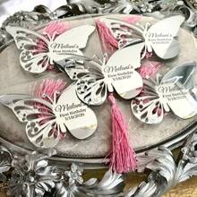 Miroirs en forme de papillon, cadeaux de bienvenue, cadeaux pour le 15e anniversaire, cadeaux pour le 16e anniversaire, cadeaux de mariage, cadeaux pour les demoiselles d'honneur, faveurs de fête - Multicolore - Voir 1