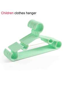 10 szt./zestaw Mini 27x15 cm przenośny wieszak na ubrania dla dzieci/zwierząt, wieszak na ubrania dla małych dzieci, plastikowe wieszaki na ubrania dla dzieci, organizer na ubrania dla dzieci