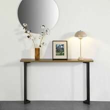 SoBuy FSB50-PF, Console Table Hall Table Side Table End Table Living Room Table Sofa Table, W120 X D20 X H75cm - 棕色 - 查看 9