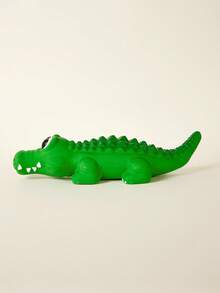 PETSIN Latex Squeak Crocodile-Shaped Dog Toy For Boredom Relief & Teeth Grinding, For Small/Medium/Large Pets, Natural Material - Multicolor - View 10