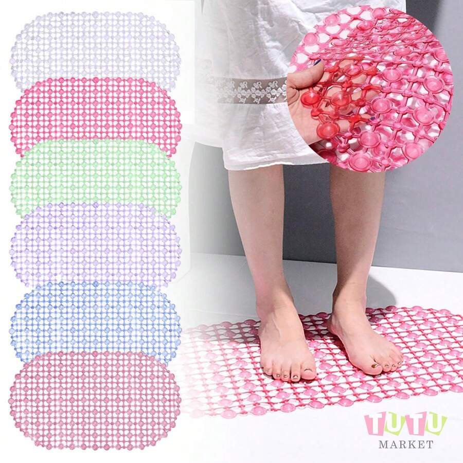 Alfombra de baño, decoración para el baño de hogar, alfombra de baño, alfombra de piso, alfombra de exterior, felpudo, accesorios de baño de verano - Multicolor - Ver 1