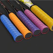 10pcs Tennis Racket Grip Tape - Non-Slip Perforated Surface, Suitable For Tennis Rackets, Tools, Sports Equipment - Multipurpose Sports Tape (10 Sheets) - Ideal Gift For Players, Racket Handle Wrap, High Grip Material, Essential For Fitness Enthusiasts, Vibrant Colors