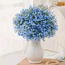 Sky Blue/White Real Touch 4/18pcs/30pcs Artificial Gypsophila Flowers - Suitable For Wedding Bride Engagement Home Scene Flower Arrangement, Mother'S Day Decoration, Home Decor