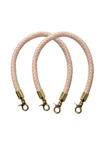 2条编织仿皮表带，配金色弹簧扣，可DIY手提包链条表带、腕带、礼盒装饰表带、便携钱包表带、编织工艺手提包手柄替换件、DIY手提包制作、送给爱人、亲戚、朋友、同学、同事、老师的礼物 - 彩色 - 查看 12