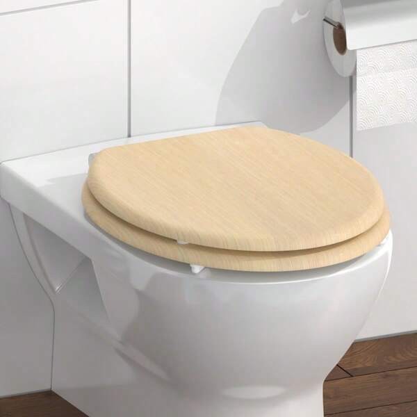Inodoro asiático, resistente y duradero, universal para inodoros, fácil de instalar, blanco, color madera, color café, 39,5 x 37 cm, 43,5 x 37 cm