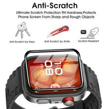 Accesorios compatibles con Watch Fit 4/4 Pro/Fit 3: Película protectora suave de borde curvo 3D, Funda protectora suave para Fit 4, Protector de pantalla - 3 piezas - Ver 6