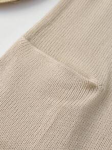 Women's Y2K Casual Sleeveless V-Neck Pullover Knit Vest, Lightweight & Comfortable, Suitable For Casual, Daily, Date, Home, Office, Party, Holiday, Halloween, Christmas, Thanksgiving, Vacation, Back To School - Apricot - View 6