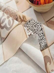 Prostokątny obrus z tworzywa PVC charakteryzuje się prostym i modnym nadrukiem. Jest w 100% wodoodporny, olejoodporny i łatwy w czyszczeniu. Nadaje się do salonów, kuchni, na zewnątrz, na festiwale, imprezy, spotkania itp.