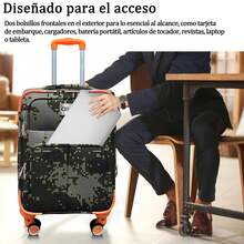 Maleta Cabina Equipaje De Mano 10kg Con Candado 18 Pulgada - Azul - Ver 7