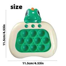 Quick Push Decompression Game Glow Decompression Toys Electric Popular Bubble Game Controller Handheld Puzzle Game Sensory Toys Children's Christmas - 綠色 - 查看 4