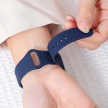 Smart Watch Soft Silicone Strap, Suitable For Hua Wei Fit3/Hua Wei Fit4 Reversing Adjustable Replacement Strap, Solid Color Exquisite Watch Strap, Perfect Choice For Gifts And Daily Wear