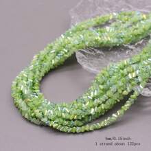 4mm 130 buc. Mărgele de cristal transparente triunghiulare Mărgele de sticlă de cristal de culoare strălucitoare Mărgele libere pentru realizarea de bijuterii, colier de cercei DIY