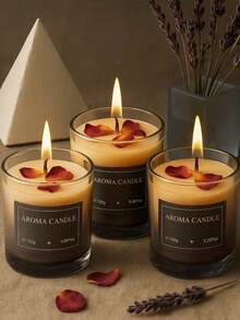 150g Natural Soy Wax Scented Candles | Long-Lasting Home Fragrance For Relaxation & Gifts | Glass Jar Aromatherapy Gifts For Women, Birthday Wedding Decorations.