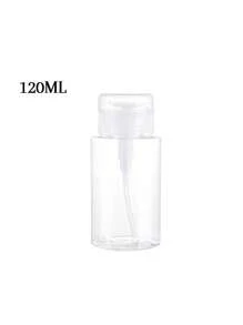 زجاجة سفر قابلة لإعادة التعبئة بنمط قلب وردي شفاف من البولي إيثيلين تيريفثالات (بي إي تي)، موزع مزيل المكياج، زجاجة موزعة بسعة 100 مل/200 مل مع مضخة محمولة للاستخدام في إزالة طلاء الأظافر والمنعش والمكياج، تصميم قبة، غسل باليد فقط، قابلة لإعادة الاستخدام، زجاجة مزيل المكياج (القياس اليدوي، خطأ 2 سم طبيعي، الملليلتر دقيق)، مستلزمات السفر، عطلة، زجاجات السفر