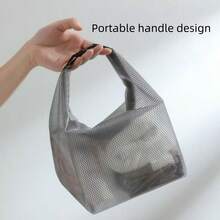 1 pièce Sac de maquillage multifonction en EVA, sac de toilette portable à pression, sac de voyage grande capacité et imperméable