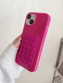 2 件/套：1 个纯紫红色手机壳 + 1 个双面吸盘手机支架，1 个简约全覆盖紫红色手机壳，带紫红色吸盘，强力粘合吸盘手机支架，适用于多种场景，手机保护壳，兼容 和 Galaxy，兼容 13， 13 保护壳，兼容 ，Galaxy 手机壳，保护套，兼容 保护壳，兼容 16 Pro Max - 玫紅色 - 查看 8