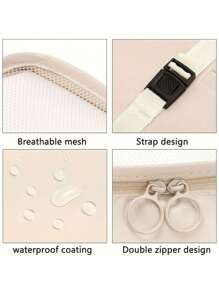 9 件套旅行行李打包袋收纳袋，可收纳洗漱包、化妆包、内衣、鞋子和衣物，分类收纳袋，旅行背包旅行包行李箱旅行装备旅行必备品，返校搬家袋收纳袋 - 彩色 - 查看 7