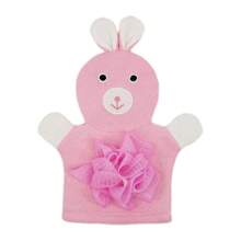 1PC Cartoon Kids Bath Gloves Exfoliating Double Sided Scrubber For Dead Skin Removal Cartoon Washing