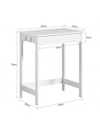 SoBuy FWT43 N, Computer Bureau Workstation Writing Children Teenagers Desk, W60 D40 H77cm view 2