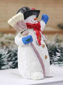 Unique Snowman Gnome Statue 1pc Snowman Christmas Decor Accessories Dwarf Couple Ornaments Snowman Gnome Autumn Decorations Festive Ornament For Home Decor, Winter Wonderland Display, Perfect Gift Birthday Gifts Graduation Christmas Decorations Room Decor