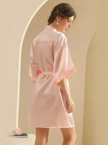 1. Batas de mañana y baño para mujeres, batas de baño para damas, batas de baño bordadas, accesorios para ceremonias y recepciones de bodas, vestidos de noche para damas de honor, vestido de novia para la novia, conjunto de fiesta para la mejor amiga, batas de baño bordadas, vestidos de fiesta para la mejor amiga, mantos de boda, suministros para fiestas de boda, suministros para bodas al aire libre