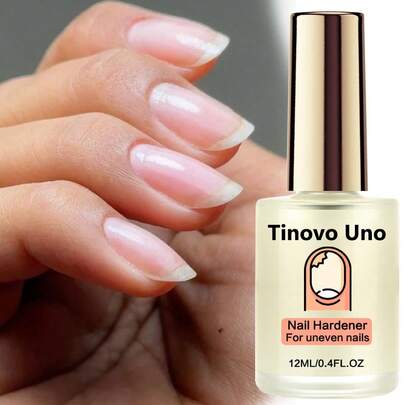 Tinovo Uno Fortalecedor de uñas para uñas delgadas y quebradizas, restaura el brillo, base, productos profesionales para el cuidado de las uñas