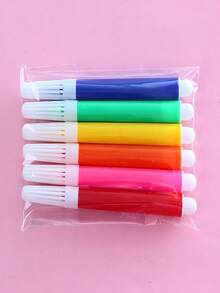 30pcs/Set Mini Marker Pens, 6/12 Colors, Portable, Suitable For Painting, Coloring, Marking, And Note-Taking